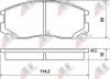 A.B.S. 36865 Комплект тормозных колодок, диско; Комплект тормозных колодок, диски стояночной тормозной сист.