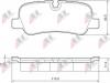 A.B.S. 37500 Комплект тормозных колодок, диско; Комплект тормозных колодок, диски стояночной тормозной сист.