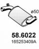 ASSO 58.6022 Средний глушитель выхлопных газов