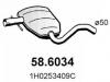 ASSO 58.6034 Средний глушитель выхлопных газов