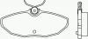BREMBO P 36 013 Комплект тормозных колодок, диско