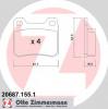 ZIMMERMANN 20687.155.1 Комплект тормозных колодок, диско