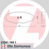 ZIMMERMANN 23241.160.1 Комплект тормозных колодок, диско