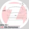 ZIMMERMANN 23816.160.1 Комплект тормозных колодок, диско