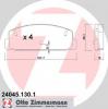ZIMMERMANN 24045.130.1 Комплект тормозных колодок, диско