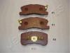 JAPANPARTS PA-615AF Комплект тормозных колодок, диско