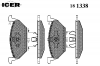 ICER 181338 Комплект тормозных колодок, диско