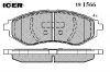 ICER 181566 Комплект тормозных колодок, диско