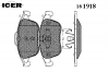 ICER 181918 Комплект тормозных колодок, диско