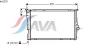 AVA COOLING SYSTEMS BWA2278 Радиатор, охлаждение двигател