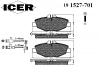 ICER 181527-701 Комплект тормозных колодок, диско