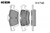 ICER 181743 Комплект тормозных колодок, диско