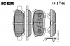 ICER 181746 Комплект тормозных колодок, диско