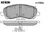 ICER 181806 Комплект тормозных колодок, диско
