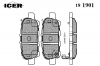 ICER 181901 Комплект тормозных колодок, диско
