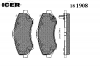 ICER 181908 Комплект тормозных колодок, диско