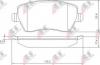 A.B.S. 37395 Комплект тормозных колодок, диско; Комплект тормозных колодок, диски стояночной тормозной сист.