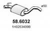 ASSO 58.6032 Средний глушитель выхлопных газов