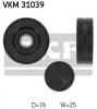 SKF VKM 31039 Паразитный / ведущий ролик, поликлиновой ремень