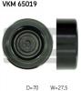SKF VKM 65019 Паразитный / ведущий ролик, поликлиновой ремень