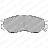DELPHI LP1010 Комплект тормозных колодок, диско