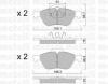 METELLI 22-0335-0 Комплект тормозных колодок, диско