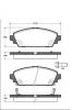 NK 222629 Комплект тормозных колодок, диско
