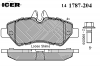 ICER 141787-204 Комплект тормозных колодок, диско