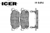 ICER 180494 Комплект тормозных колодок, диско