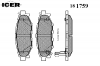 ICER 181759 Комплект тормозных колодок, диско