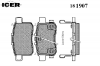 ICER 181907 Комплект тормозных колодок, диско