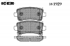 ICER 181929 Комплект тормозных колодок, диско