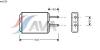 AVA COOLING SYSTEMS MZ6124 Теплообменник, отопление салона