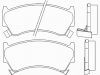 MINTEX MDB2144 Комплект тормозных колодок, диско