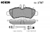 ICER 141787 Комплект тормозных колодок, диско