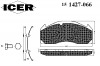 ICER 151427-066 Комплект тормозных колодок, диско
