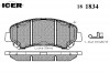 ICER 181834 Комплект тормозных колодок, диско