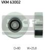 SKF VKM 63002 Паразитный / ведущий ролик, поликлиновой ремень