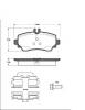 NK 223333 Комплект тормозных колодок, диско