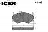 ICER 140405 Комплект тормозных колодок, диско