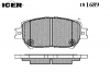 ICER 181689 Комплект тормозных колодок, диско