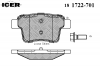 ICER 181722-701 Комплект тормозных колодок, диско