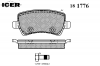 ICER 181776 Комплект тормозных колодок, диско