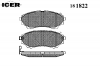 ICER 181822 Комплект тормозных колодок, диско