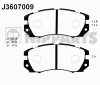 NIPPARTS J3607009 Комплект тормозных колодок, диско