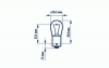 NARVA 17511 Лампа накаливания, задняя противотуманная фара; Лампа накаливания, фара заднего хода; Лампа накаливания, дополнительный фонарь сигнала торможения