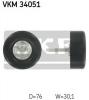 SKF VKM 34051 Паразитный / ведущий ролик, поликлиновой ремень