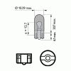 PHILIPS 12396NAB2 Лампа оранжевая WY5W 12V 5W W2.1X9.5d Комплект