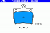 ATE 13.0460-4060.2 Комплект тормозных колодок, диско