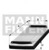 MANN-FILTER CU 4408 Фильтр, воздух во внутренном пространстве
